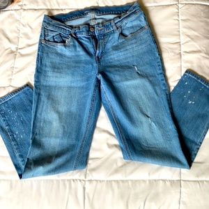 Old Navy distressed boyfriend jeans